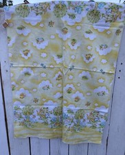 dundee yellow vintage receiving blanket EUC Rare