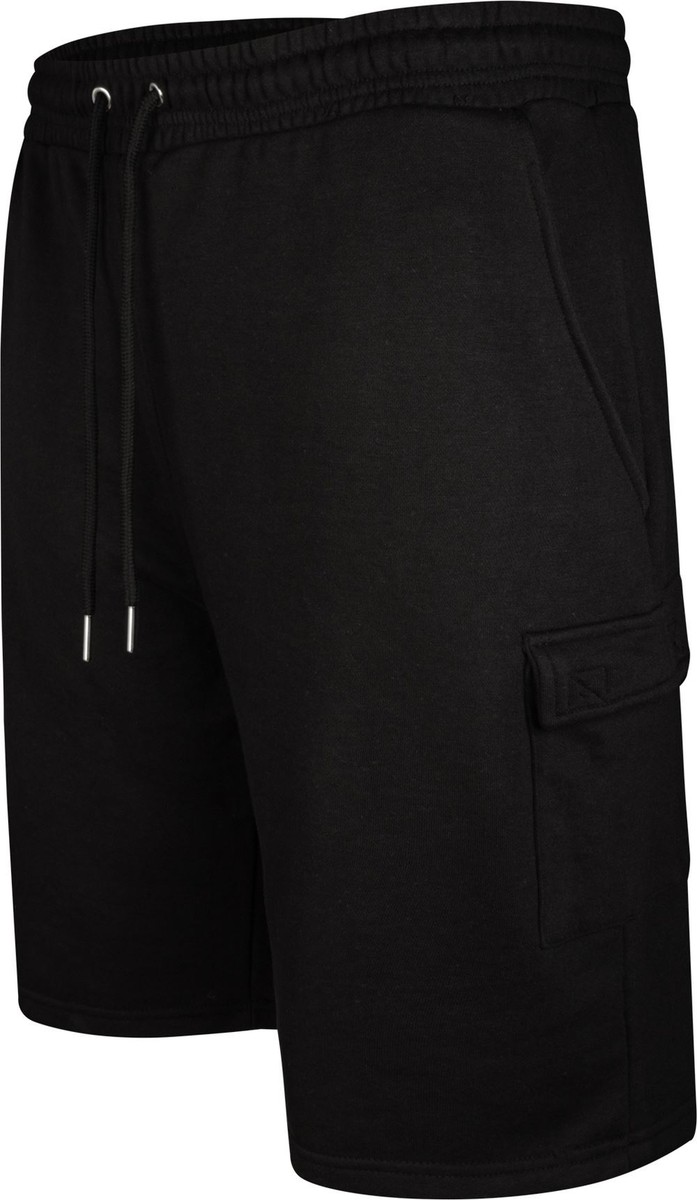 Mens Uptheir Bustard Premium Mid Weight Cargo Short Black 3XL 4XL