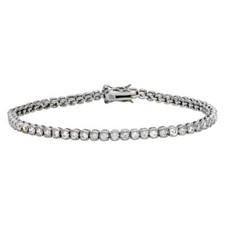 Sterling Silber CZ Steine Tennisarmband