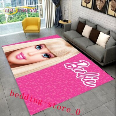 Barbie Doll Floor Mat Doormat Area Rugs Living Room Bedroom Carpet