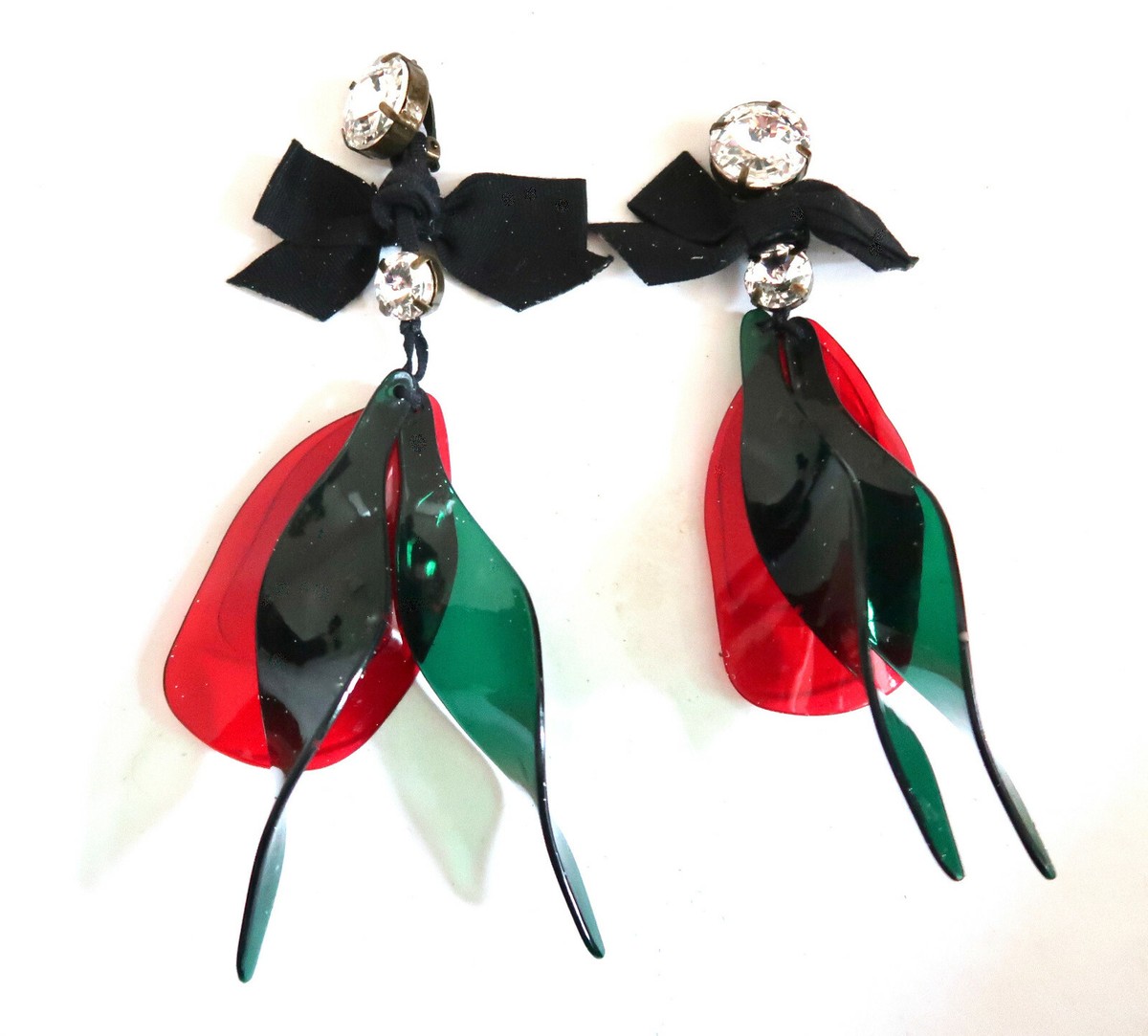 【関税&送料込】Marni Bow Drop Earrings MARNI x H&M long drop earrings clip-on | eBay