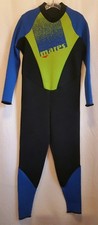 MARES Dive Scuba Full Suit Men s Sz L Black Blue Lime Green