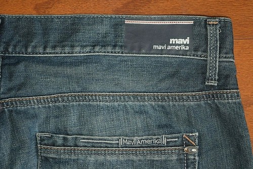 MAVI - 'HUNTER' Mid Rise Straight Leg Blue Jeans - Men Size 38 x 32 | eBay