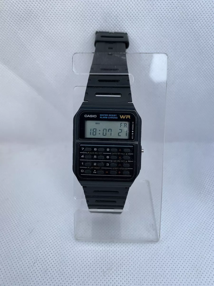 Casio Mod3208 Calculator Watch | eBay Alarm Chronograph Rare CA-53W Japan Wrist Vintage