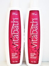VITABATH PLUS for Dry Skin Moisturizing Bath Shower GELEE 16 oz/454 g NEW x2