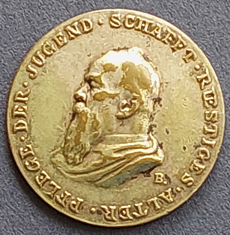 1910-ies  Prince-regent Luitpold, Bavaria, rare military badge-medal