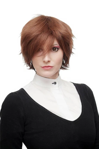 Women's Wig Cosplay Unisex Short Wild Ornate Braun Red Brown Mix SA075