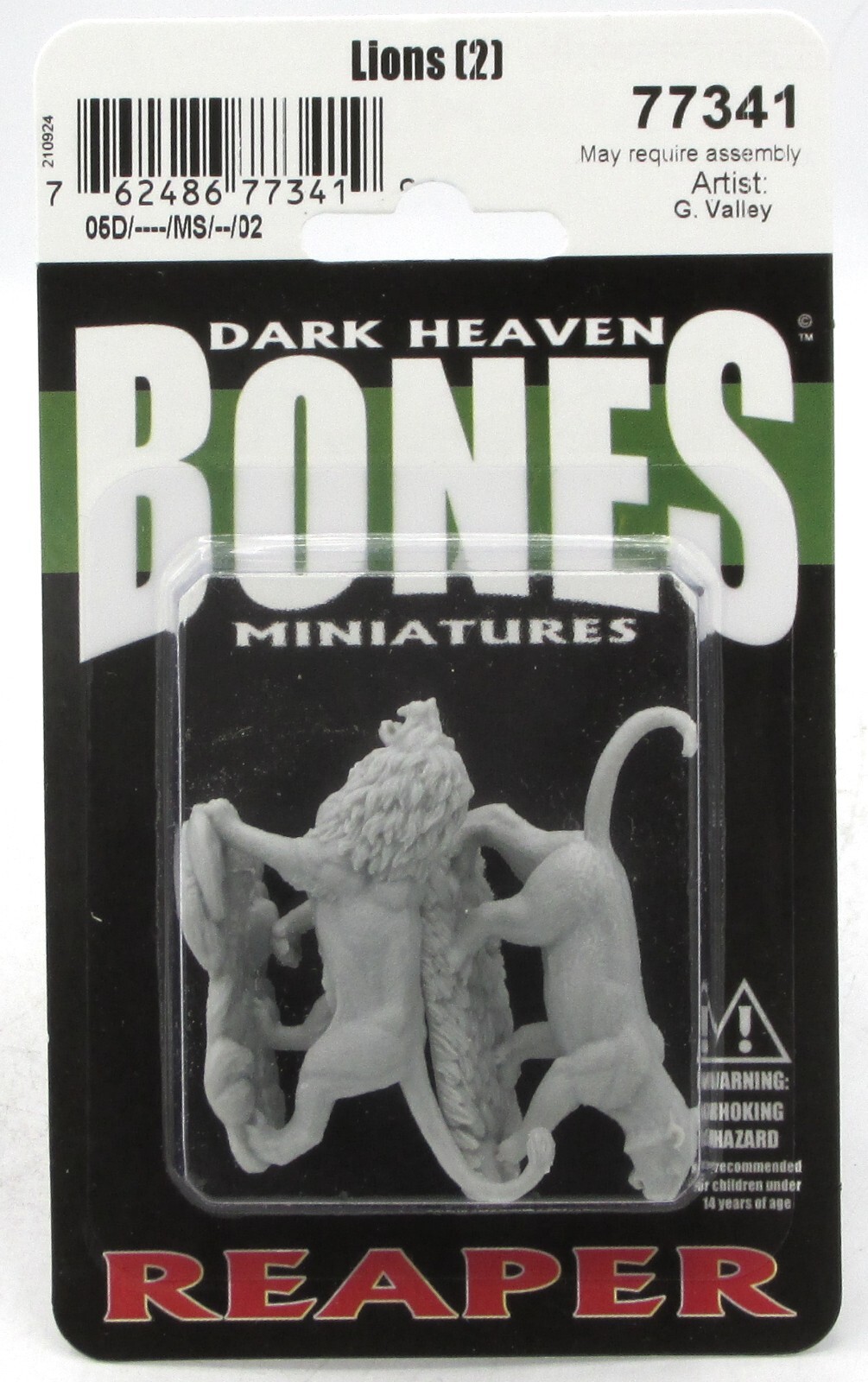 Miniature Dragon Lion Reaper Bones V Core - Modèle G71 - Pour Jeux De Rôle Et Peinture