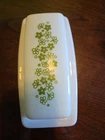 Vintage Pyrex Crazy Daisy Spring Blossom Butter Dish Base & Lid