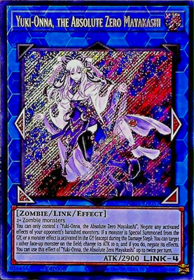 Yuki-Onna, the Absolute Zero Mayakashi RA05-EN057 (Secret Rare)