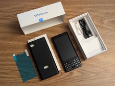 Unihertz Titan Slim 4G Black, 256GB, 6GB RAM, Dual-SIM, Unlocked Smartphone