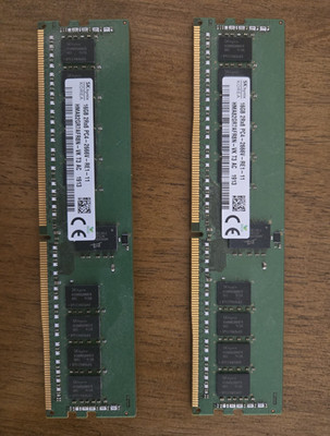 SK hynix 16GB (2x8GB) DDR4-2666 PC4-2666V ECC 288-Pin UDIMM HMA82GR7AFR8N-VK