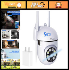1080P Outdoor Security Camera, 2MP PTZ WiFi, 360  Pan/Tilt, Color Night Vision,