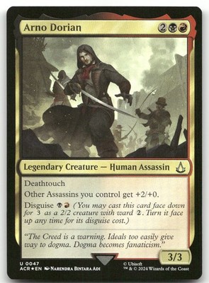 Arno Dorian #47 (Foil) (NM) Assassin's Creed ACR Magic MTG