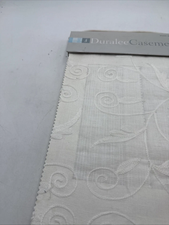 Thomas Paul Duralee Casements Knox Solids Embroidered Linens Sample Book LARGE - Image 4 of 4