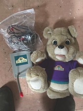 TV Teddy Interactive Electronic Plush Bear with Cables and Receiver