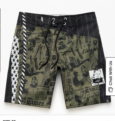PacSun LOST Slacker 9.5'' Boardshorts - Size 32