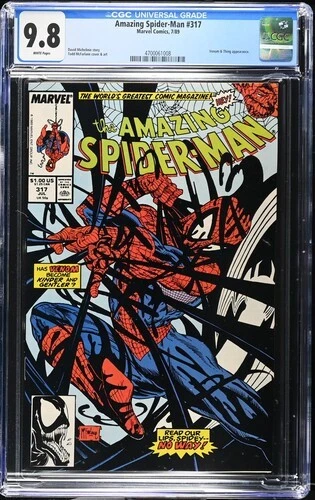 Amazing Spider-Man 317  9.8 NM/M   White Pages
