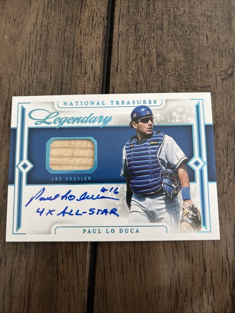 2025 National Treasures Legendary Lumber Paul Lo Duca 1/1
