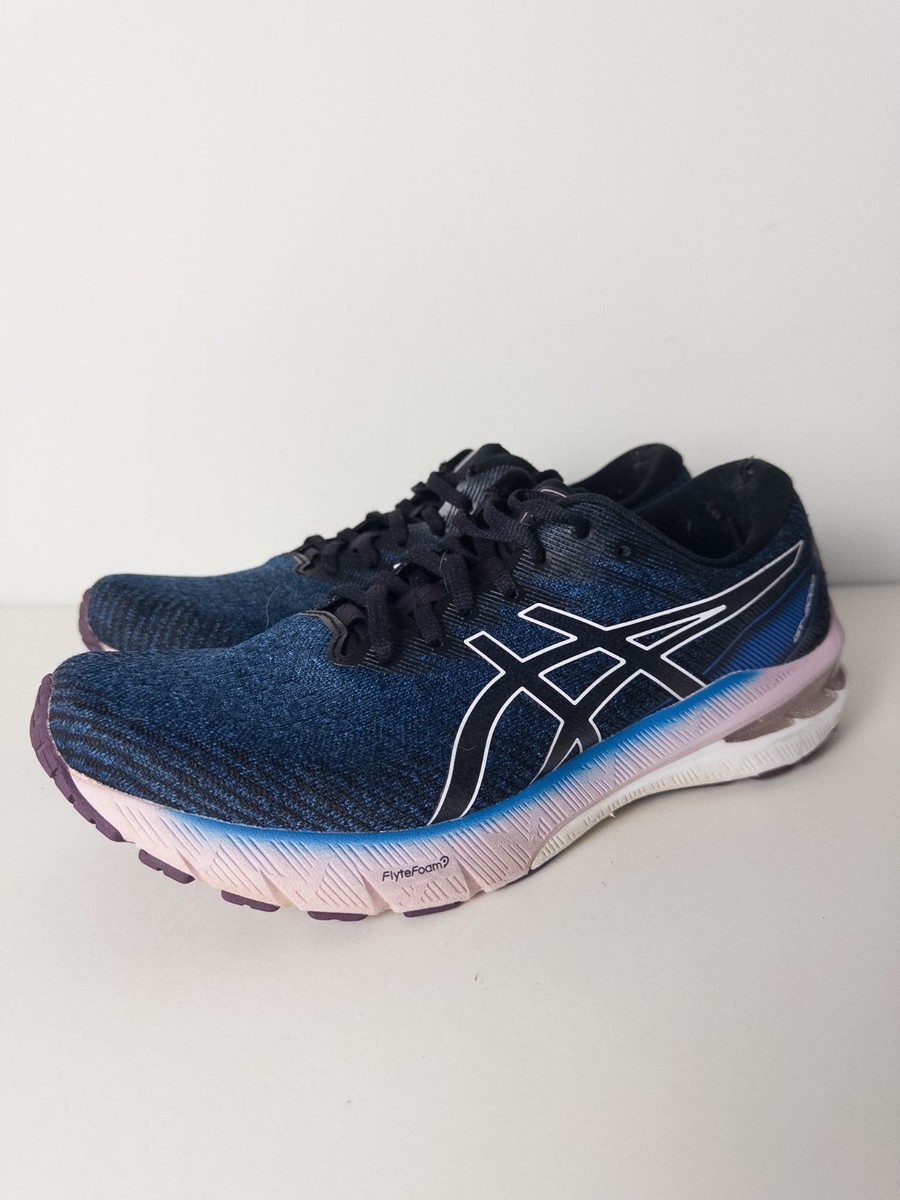 Asics GT-200 Shoes Mens US 11 CM Black Blue Running Sneakers
