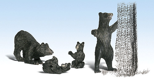 Woodland Scenics 2551 Figuras Escénicas G Scale Harry Bear y Familia | Zustand: Nuevo