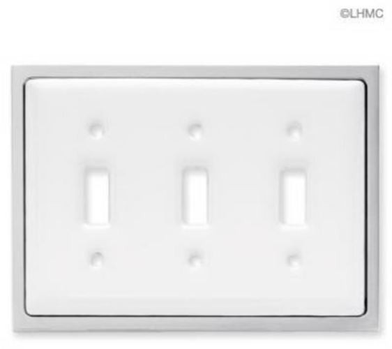 - White Ceramic With Chrome