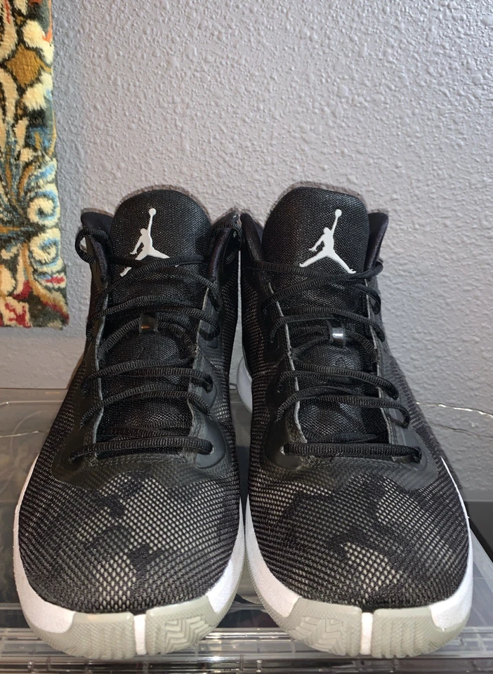 Talla 12 - Air Jordan Super.Fly 4 Negro Camuflaje Negro/Negro/Gris Lobo/Infrarrojo Foto 2 de 4