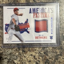 2022 Panini Chronicles - America's Pastime Swatches Reid Detmers (MEM, RC)