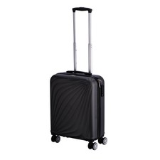 Trolley Valigia 4 Ruote chiusura TSA Grigio Scuro 30L cm. 40x20x55h