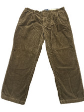 Vintage Polo Ralph Lauren Classic Fit Olive Corduroy Andrew Pant 42x30