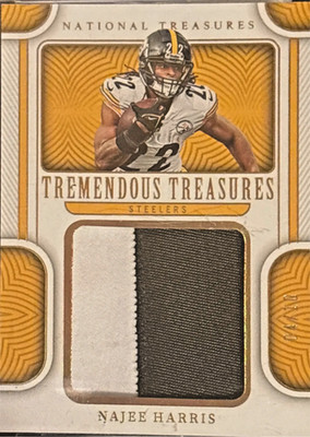 Najee Harris Pittsburgh Steelers 2022 Panini National Treasures Tremendous N9