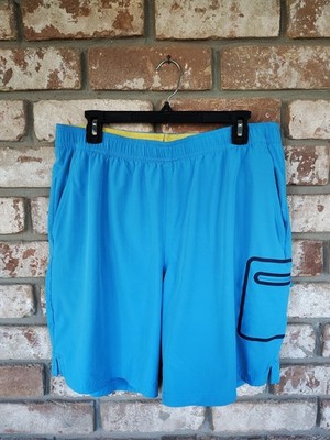 Bonobos Fielder Men's Blue Hybrid Stretch Athletic Shorts  L Beach Swim Workout 