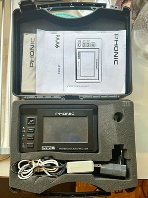 PHONIC PAA6 Dual-CH Audio Spectrum Analyzer Support Balanced XLR