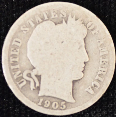 1905-P Barber Dime — photo from another recent sale