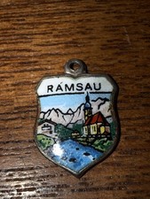 Charm Bracelet Ramsau Enamel 800 Silver Hallmarked Charm