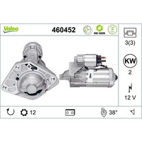 Anlasser Starter 12 V 2 Kw 12 ZäHne Valeo FüR U.A. Opel Vivaro