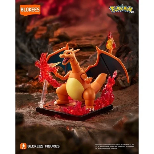 BLOKEES 74104 POKEMON CLASSIC EDITION CHARIZARD FIGURE LK53039