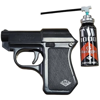 CARL HOERNECKE TW1000 CS-Abwehr-Pistole Diplomat inkl. CS Patrone – BKA geprüft Ersatzpatrone