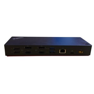 Station D'accueil Lenovo 40AF - Pour ThinkPad - Ports USB-C, DisplayPort, Ethernet