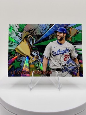 2022 Stadium Club Chrome #RL-18 Clayton Kershaw Trophy Hunters  /99 Jersey match