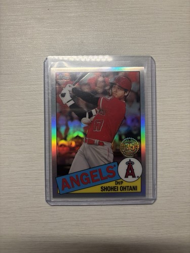 Shohei Ohtani #85TC-7 2020 Topps Chrome 1985 card