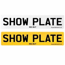 SHOW PLATES 2D | 3D GEL |  4D3MM | 4D GEL) CUSTOM MADE  NOT LEGAL FREE DELIVERY