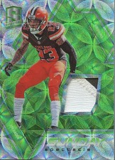 Joe Haden 2016 Spectra Game Worn Jersey Patch Cleveland Browns 25/25