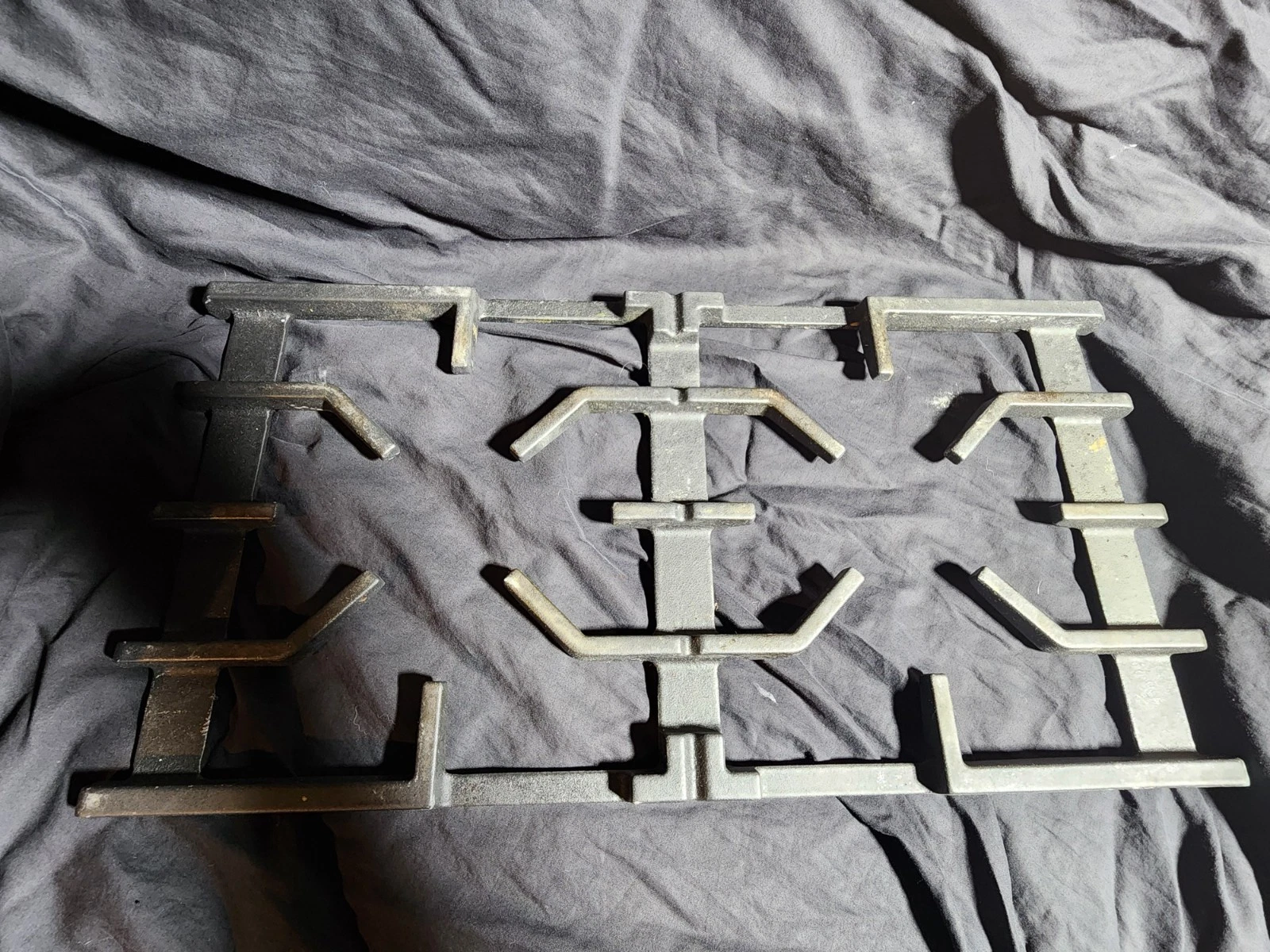 OEM NXR / ZLINE Gas Range Cast Iron Burner Grates - Complete Set of 3