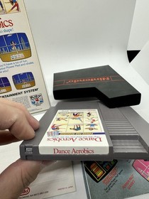 Dance Aerobics (Nintendo NES) Complete CIB + Poster + Box Protector