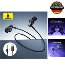 Baseus CZ11/HZ11 Écouteurs Intra-Auriculaires USB-C 3,5mm Microphone Filaire