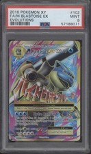 M Blastoise ex Pokemon XY Evolutions Full Art #102 PSA 9 #2