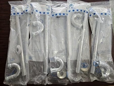 5 Pk- Dearborn 24 Gauge Drain S-Trap Chrome Plated Brass 1-1/4" 1000 049 462