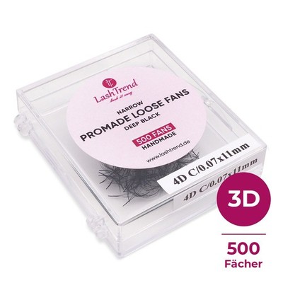 3D | Lose Fertige Wimpernfächer Volumenwimpern | 500 Stück