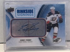 2016-17 Upper Deck Ice Rinkside Signings #RSCP Corey Perry AUTO EDMONTON OILERS
